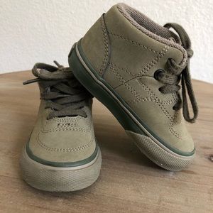 Army green half cab toddler vans
